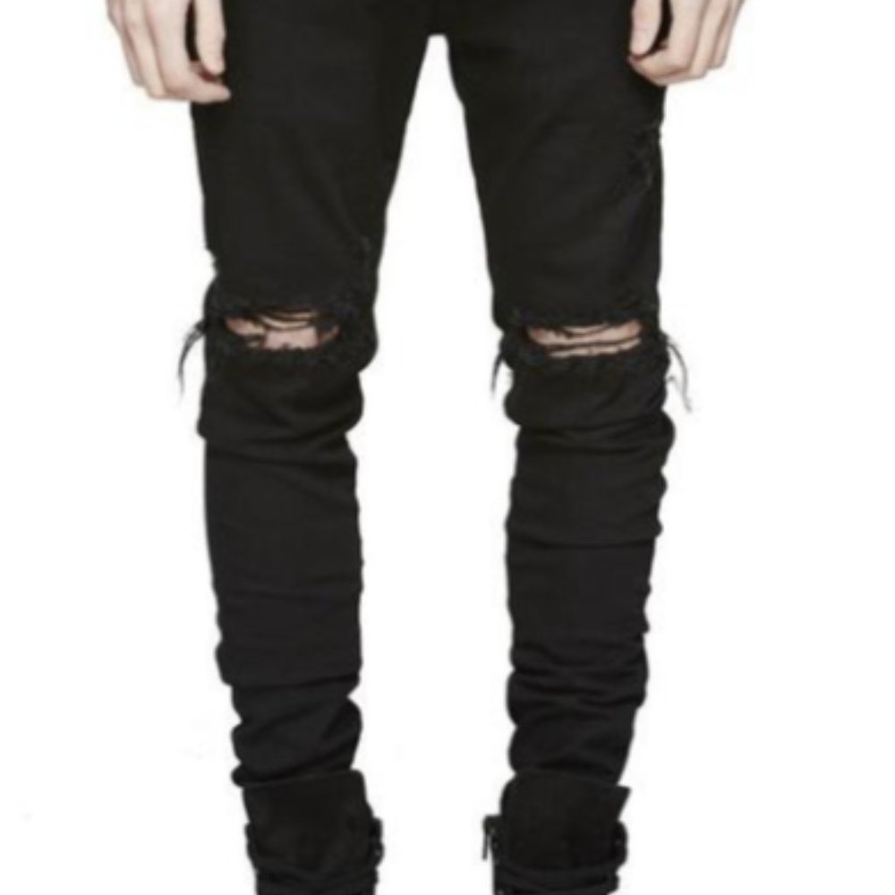 Jeans noires - Ripped Jeans - Picture 2 of 6